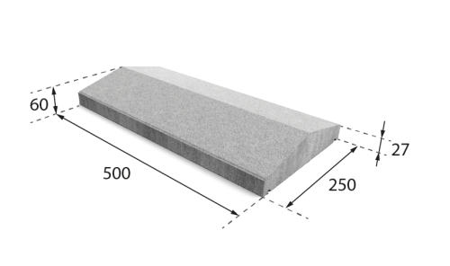 Daszek dwuspadowy 25x50 szary.png