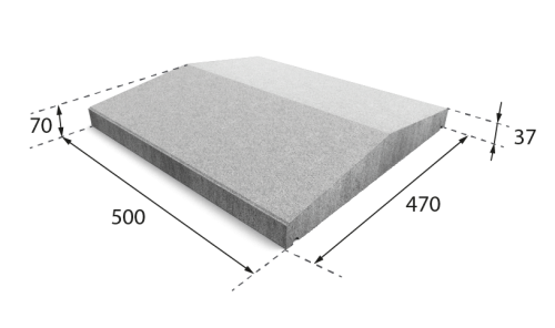 Daszek dwuspadowy 47x50 szary.png