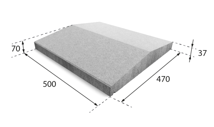 Daszek dwuspadowy 47x50 szary.png