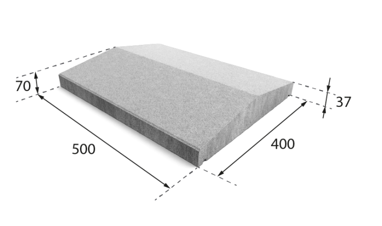 Daszek dwuspadowy 40x50 szary.png