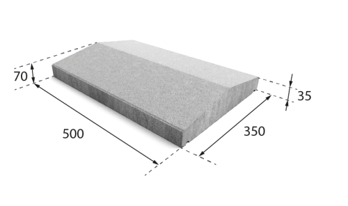 Daszek dwuspadowy 35x50 szary.png